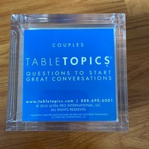 Couples Table Topics Cards
